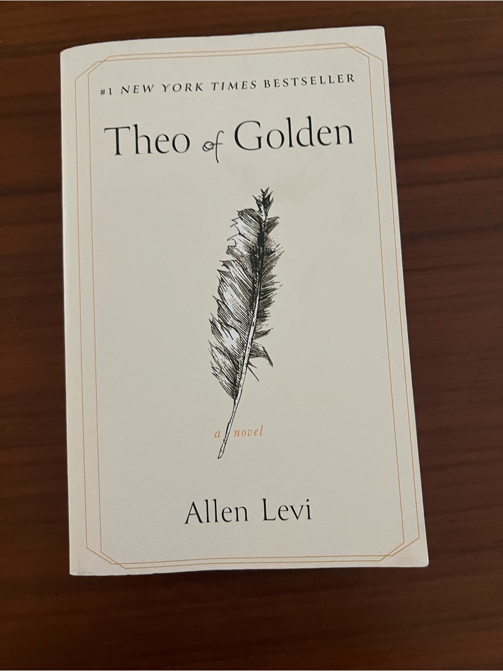 'Theo of Golden' White Paperback Novel